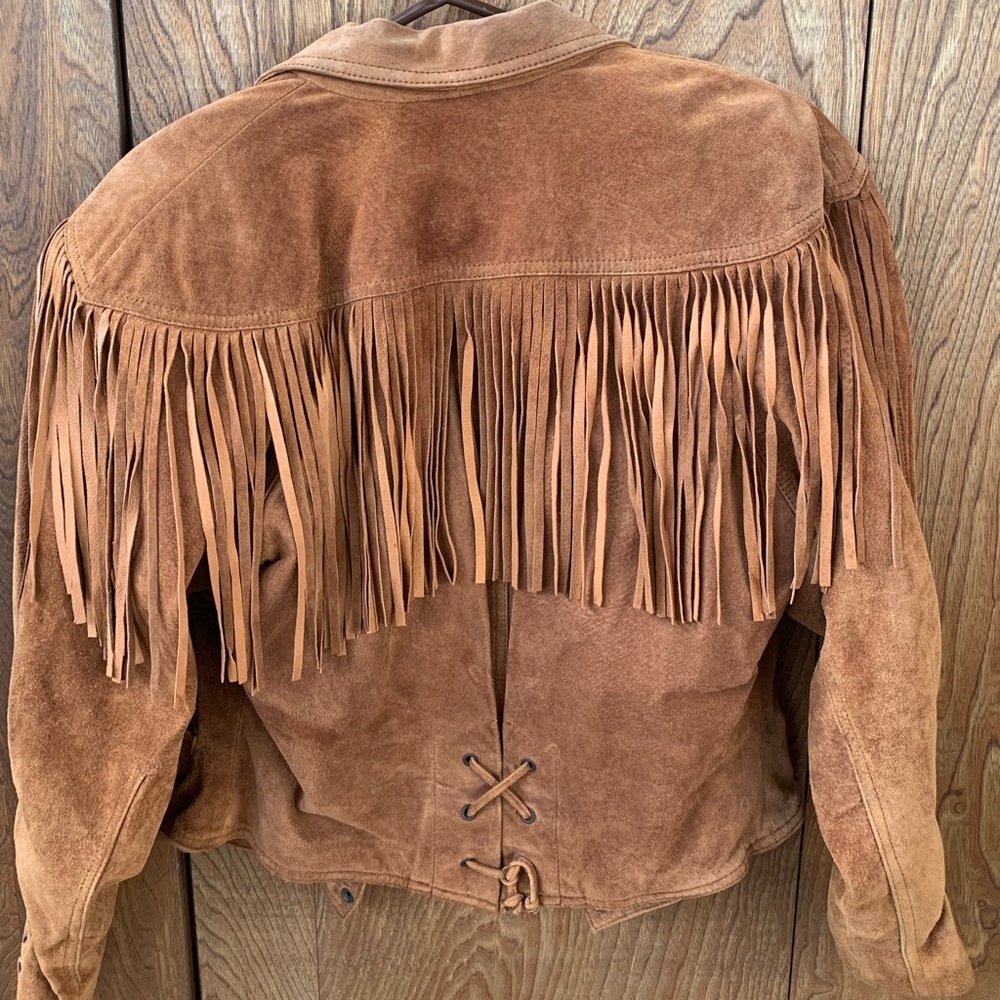 COPY - Vintage suede fringe jacket - Picture 3 of 5